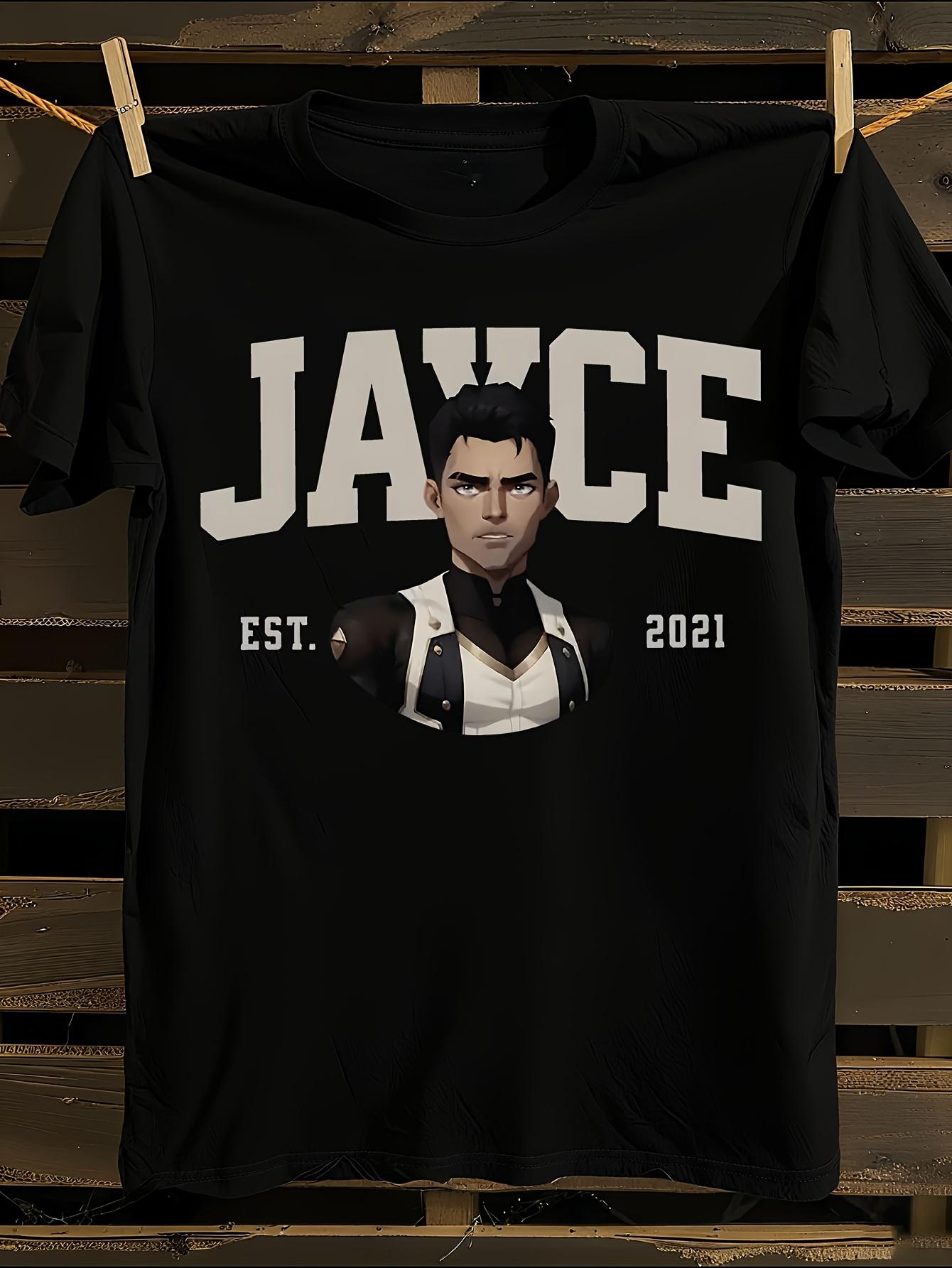 Jayce Arcane Soft Cotton T-shirt L