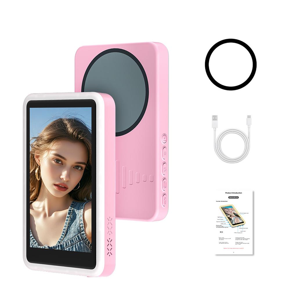 Vlog Selfie Monitorovací Obrazovka 4k 30fps Bluetooth Dálkové Ovládání, Monitor Telefonu pro Zadní Kameru pro Selfie Vlog Živé Vysílání