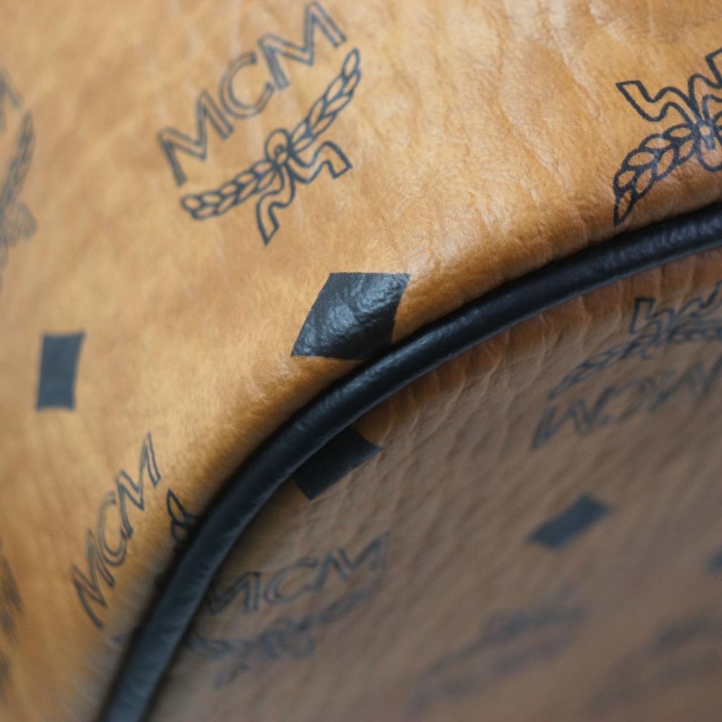 Pristine MCM Backpack  Daypack Stark Backpack in Visetos Medium canvas  Used