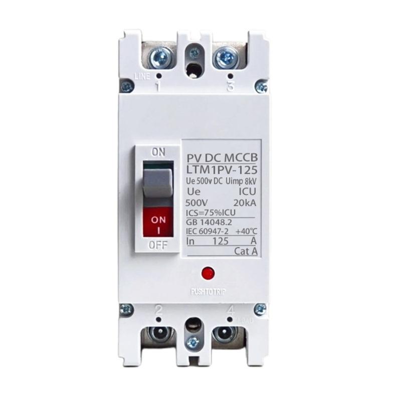 

DCMCCB Circuits Breaker Solars Switches Plastic Housing Overload Protecting For Solars Energy Systems