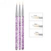 Three Acrylic Exquisite Sequin Rod Pull Line Pen Flower Drawing Hook Line Tool Painting Nail Art Pen