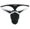 CSMARTE Sexy Men's T-Back Underwear, Low-Rise (1 Black, M)