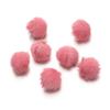 10pcs 17mm Plush Fur Covered Ball Beads Charms Pompom Beads Pendant for DIY Earring Bag Keychain Pendant Jewelry Making Supplies