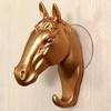 Dekorativer Wandhaken in Pferdekopfform Moderner Hänger in Tierform mit Saugnapf