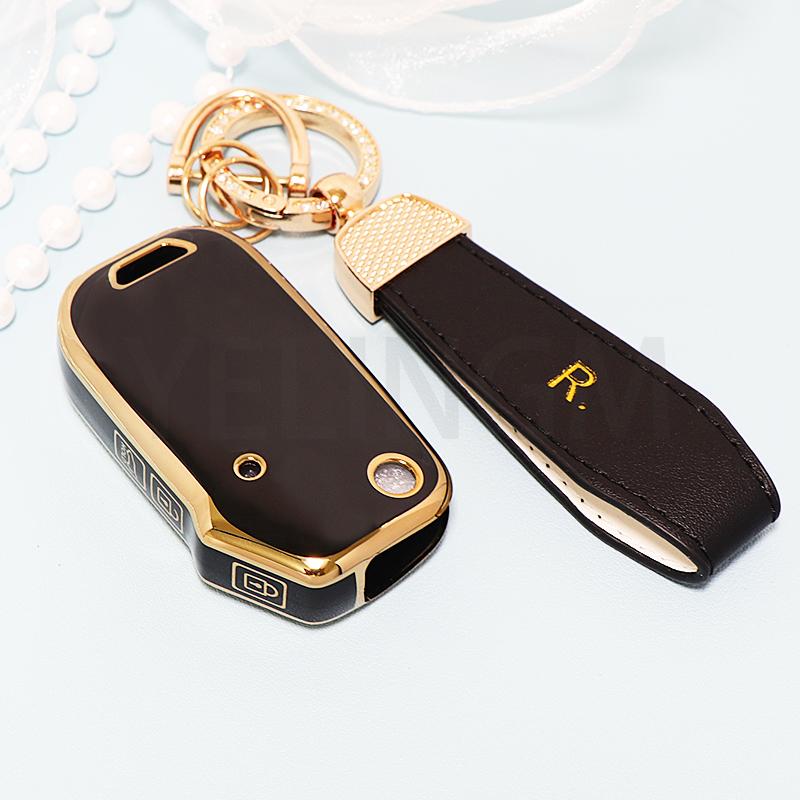 YELINGM TPU Car Fob Flip Key Case Cover For KIA Stinger GT Ceed Sportage R CD Cerato Sorento Forte 2018 2019 Protected