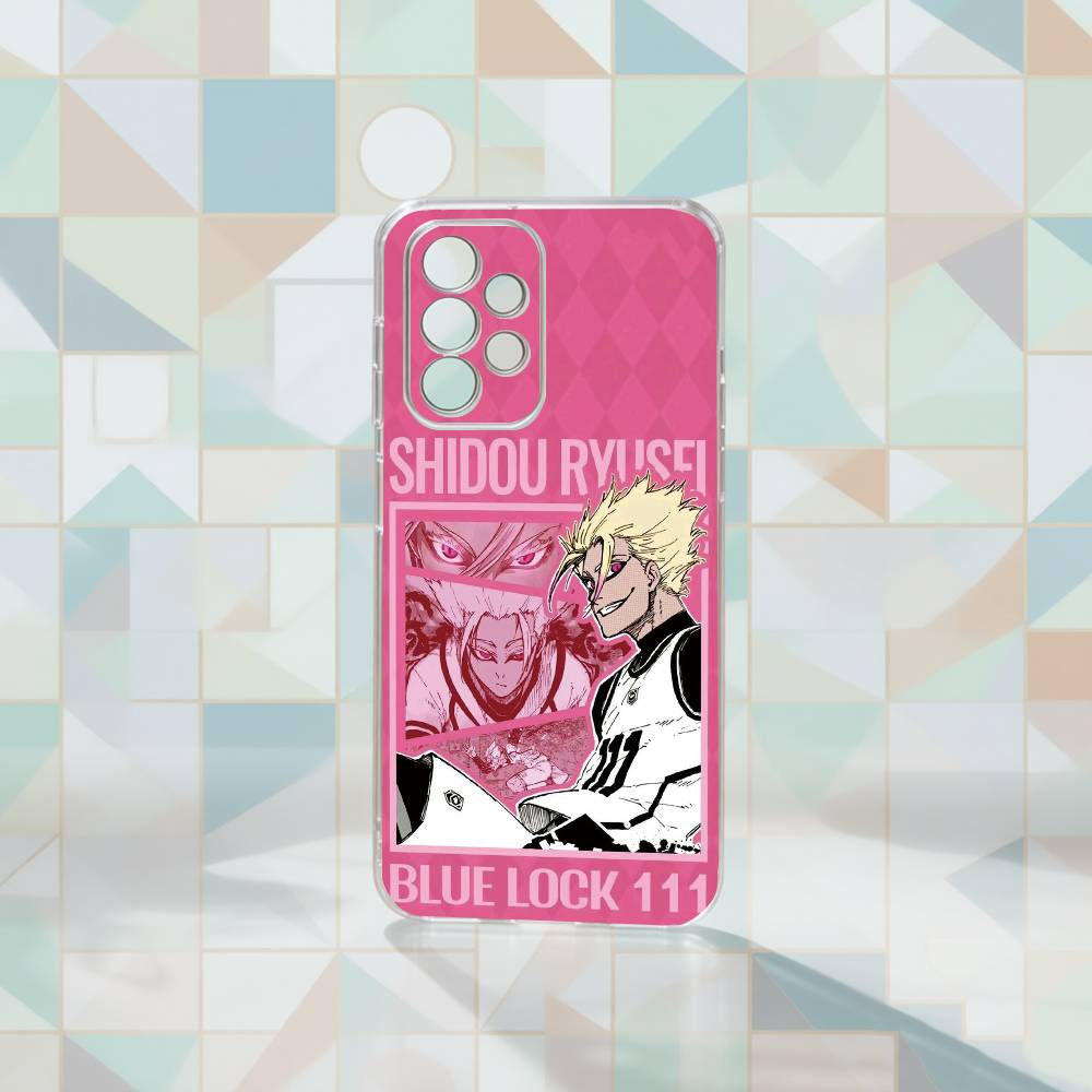 

Blue Lock Shidou Ryusei Phone Case For Samsung S25,S24,S21,S22,S23,S30,Ultra,S20,Plus,Fe Transparent Cover Samsung S24ULTRA
