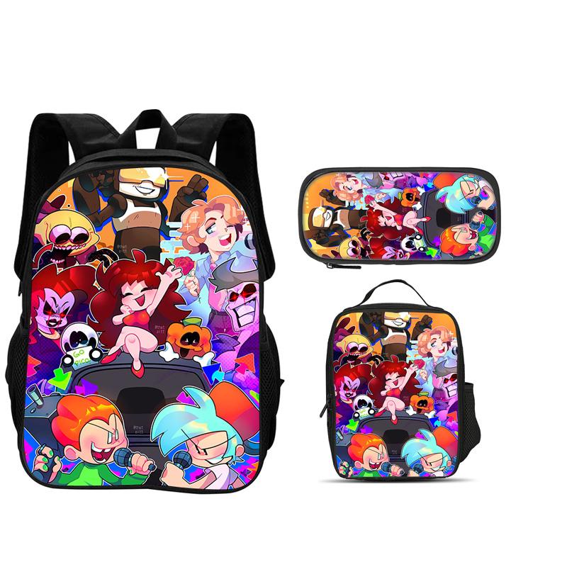 Fundamental Round Front Carrier Rucksack Versatile Style Trend Animated Boys Plus Girls School Birthday Best Gift