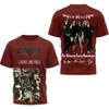 Rockowy Zespół Van Halen Retro Koszulka Unisex Drukowana 3D na Lato Uliczny Hip-hop Trend Krótki Rękaw Okrągły Dekolt Y2K Top Odzież Męska