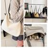 New soft wide shoulder strap flannel fashion shoulder bag