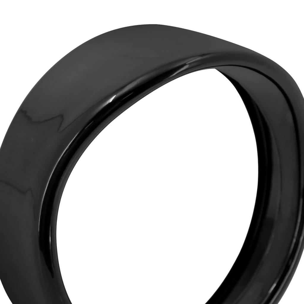 HDBUBALUS Motorcycle 4.5'' Auxiliary LED Fog Light Trim Ring Trim Ring Visor Bezel Cover