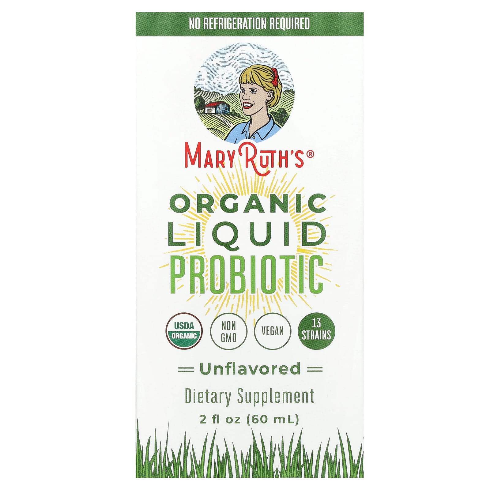 

MaryRuth s, Organic Liquid Probiotic, Unflavored, 2 fl oz (60 ml)
