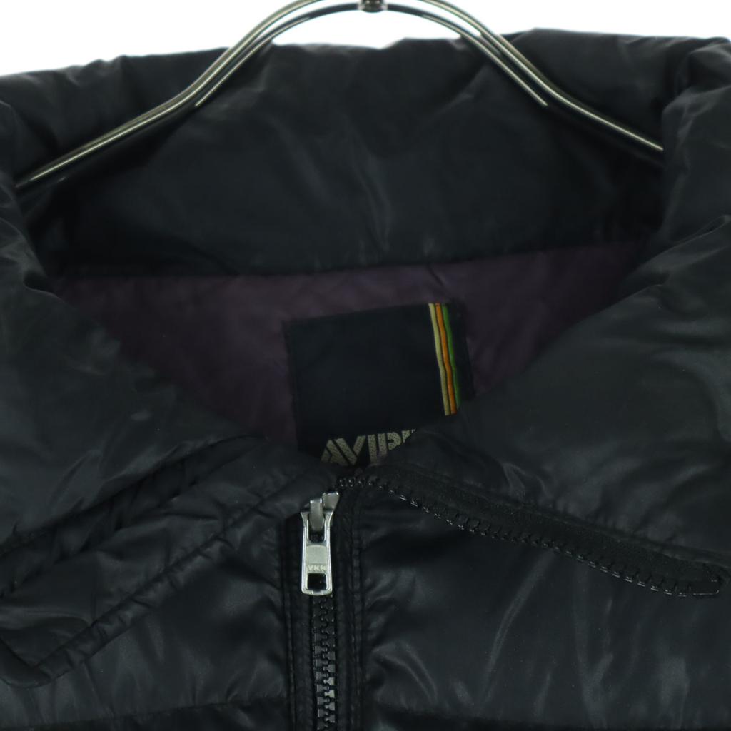 AVIREX VARSITY Long sleeve Down jacket L black Men's Used