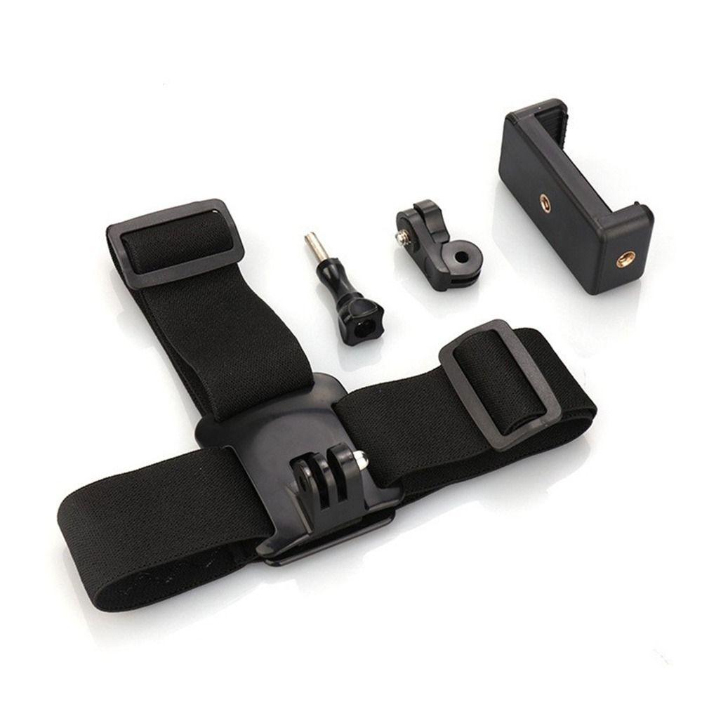 Nylon Head Strap Mount Adjustable POV Shooting Bracket Creative Camera Head Strap  Outdoor Sports