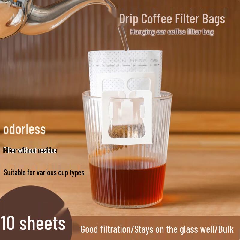 Ear-Hook Drip Coffee Filter Bags