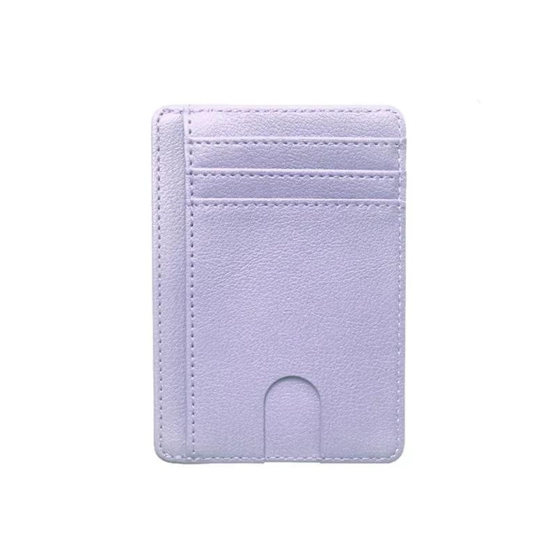 

8 Slot Slim RFID Blocking Leather Wallet Credit ID Card Holder Purse Money Case Cover Anti Theft for Men Women Men Fashion Bags