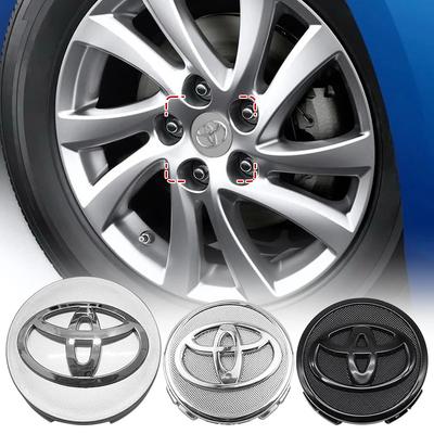 4Pcs 56/60mm Car Wheel Center Caps Hub Cap Covers Emblem for Prius Yaris Corolla RAV4 Camry Hilux Auris Avensis Styling