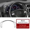 Car Dashboard Trim Carbon Fiber Sticker For Chevrolet Corvette 2005-2013 Auto Speedometer Panel Frame Cover Interior Accessories
