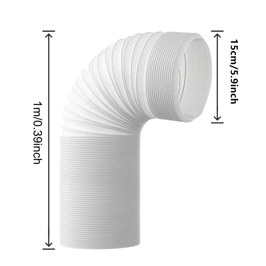150/130MM Vent Hose Duct Outlet Flexible Mobile Air Conditioning Accessories Telescopic Heat Exhaust Pipe Thickened Exhaust Pipe