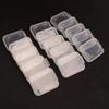 10pcs Transparent Standard Sd Sdhc Memory Card Case Holder Box Storage Boxes New Individual Memory Card Clear Plastic Case