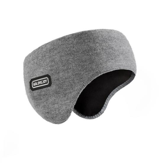 

Нежная грелка для ушей, ветрозащитная, сохраняет тепло серый