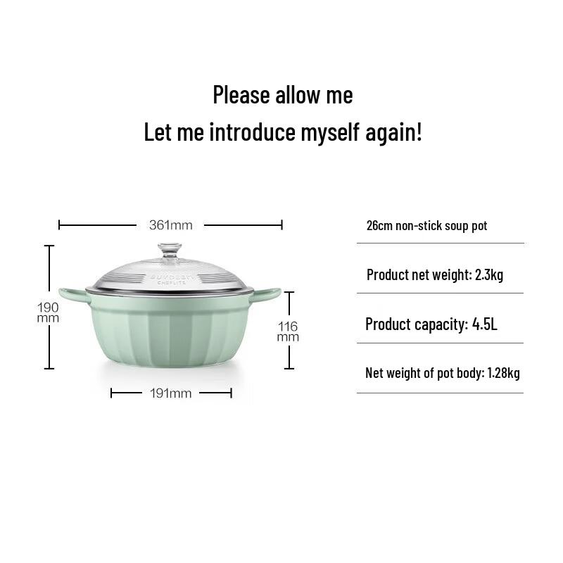 Buydeem Non-Stick Multi-Function Soup Pot