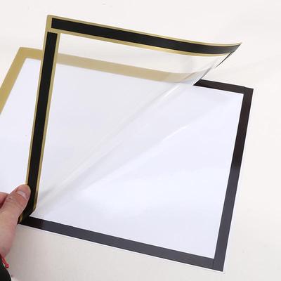 3PCS Magnetic Poster Display Frame A4/A6 Self-adhesive Non-developmental Photo Art Wall Sticker Frame for Photos Certificate