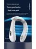 Portable USB Bladeless Neck Fan with Digital Display for Japan and South Korea