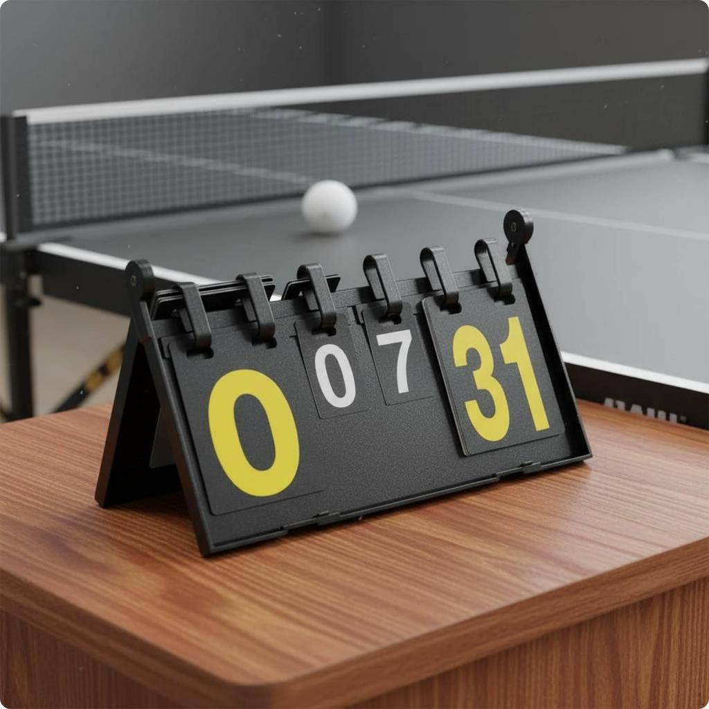 Flip Scoreboard 0099 Counting Sports Score Board VersatileSport Match Number for Coaches,