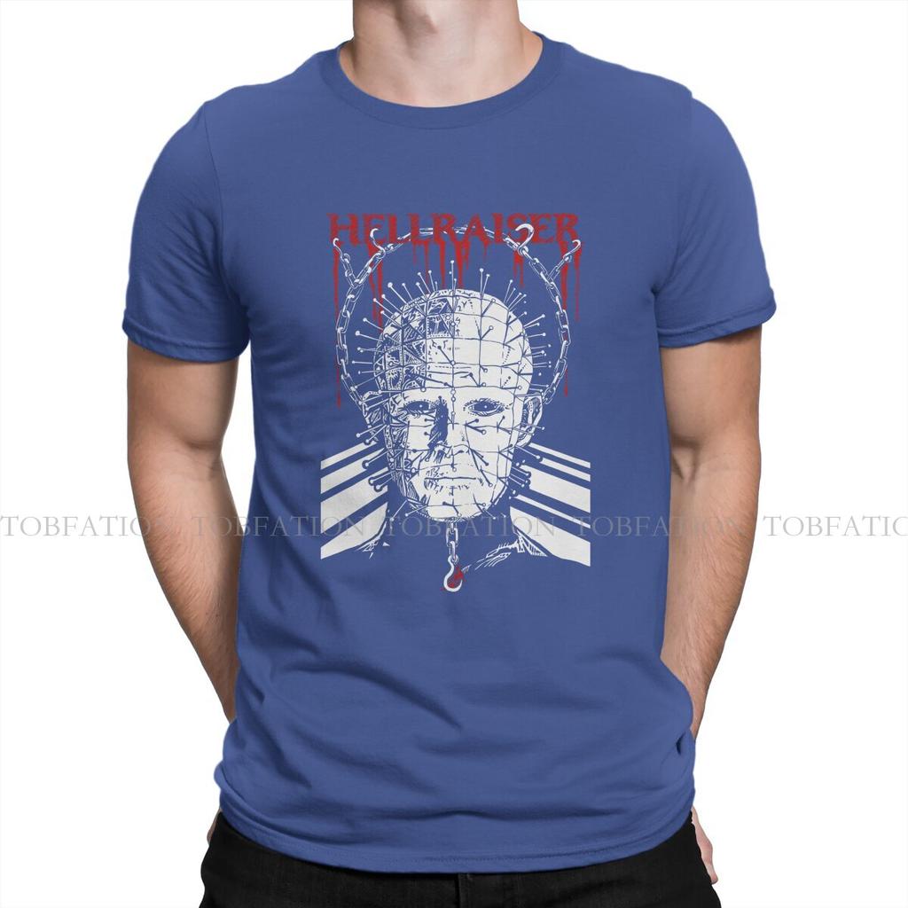 Pinhead Hip Hop TShirt Hellraiser Horror Movie Leisure T Shirt 100 Cotton Stuff For Men Women