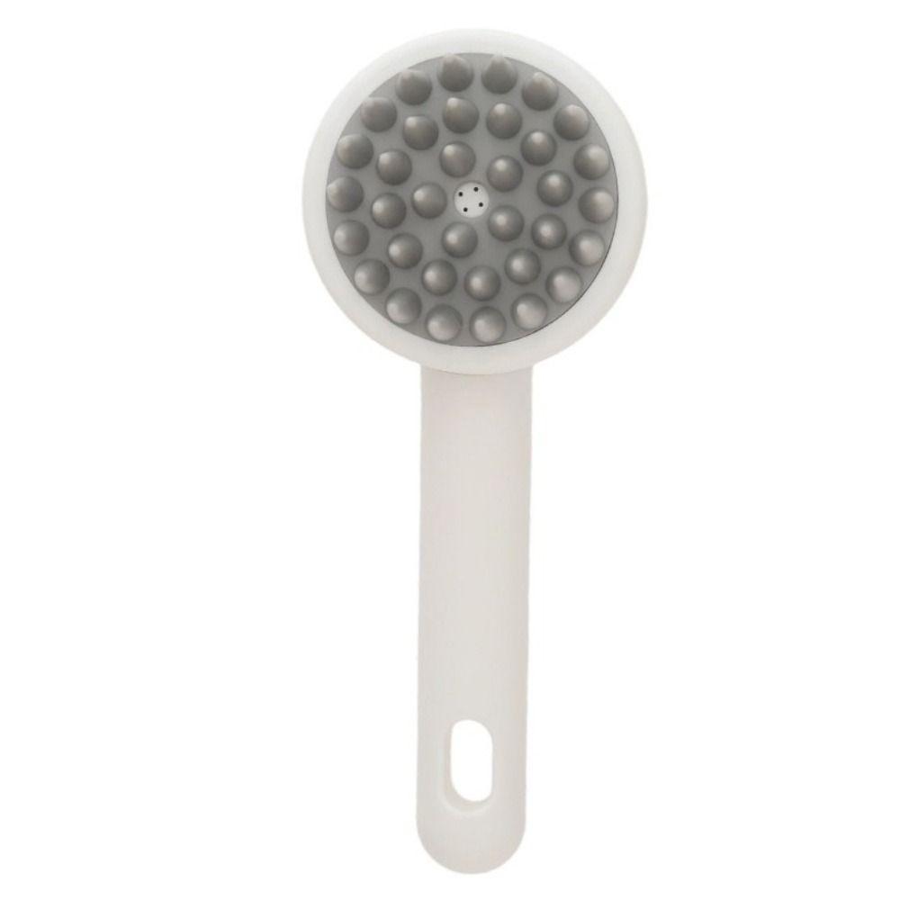 Silicone Soft Teeth Pet Hair Brush Remover Multi-functional Shampoo Dispenser Brush Cat Grooming