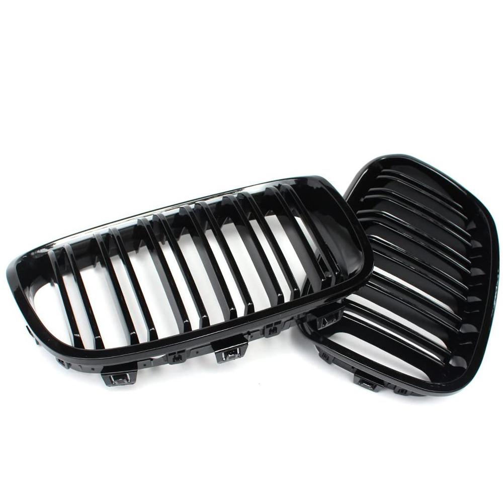 Kidney Grilles For BMW F20 F21 Pre-LCI 120i 118i 116i 116d M135i M140i 2012-2015 Front Bumper Grills Carbon Fiber