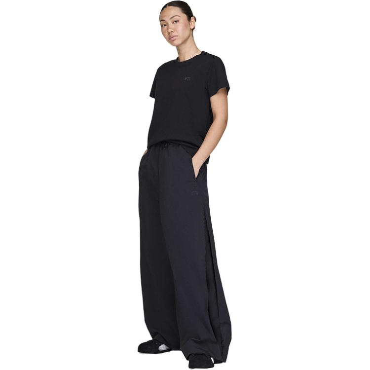 Y-3 Simple Solid Color Round Neck Short Sleeve T-Shirt Women Tops JX2290