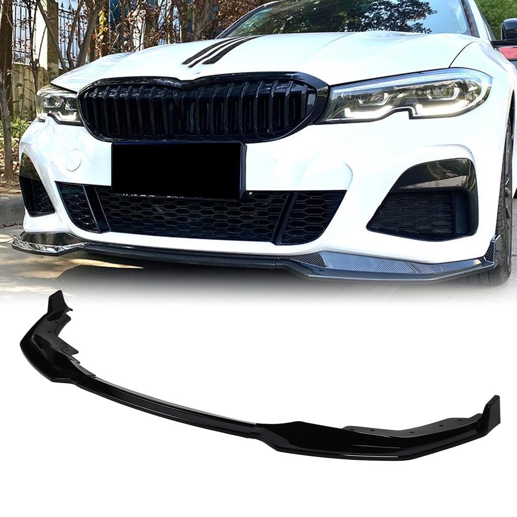 3PCS Front Bumper Lip Diffuser Kit MP   for 3 Series  0  1 M Pack Pre‑facelift 2019 to 2022