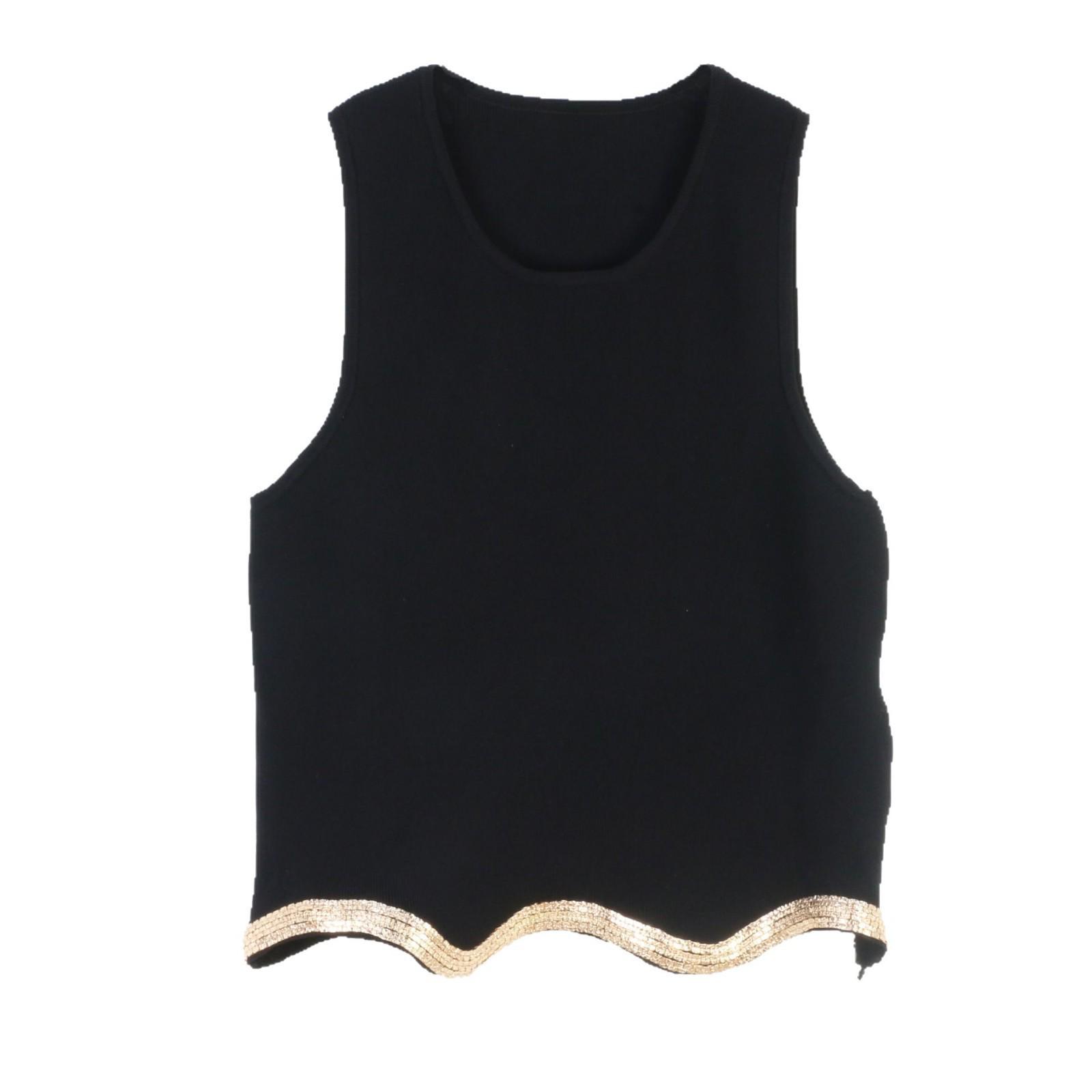 

Элегантный женский костюм с кружевной вязкой и бриллиантовой отделкой для весны/лета L