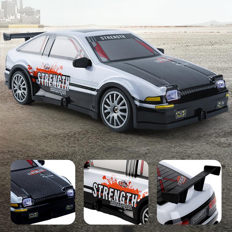 AE86 RC Drift Car 1:20 Remote Control High Speed Race Drifting Car 2.4G 4WD Racing Hobby Toy Car with Headlight for Kid Adult