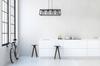 HANGING LAMP CAGE ELEGANT GLASS BALL