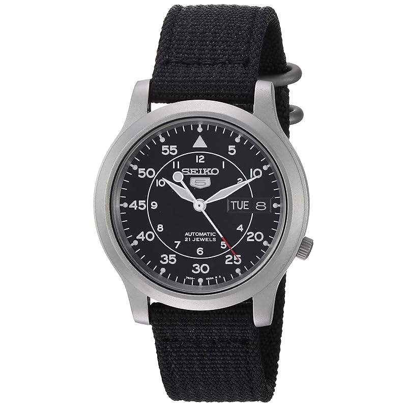 

[SEIKO IMPORT]SEIKO import watch overseas model mesh belt automatic winding black SNK809K2 men s [product]