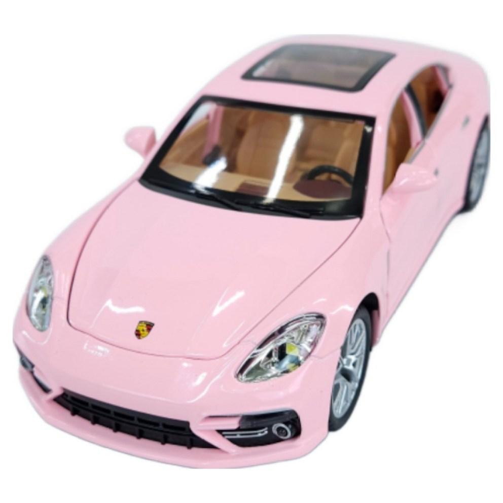 Welly 1:24 Pink Porsche Panamera Diecast Car Model