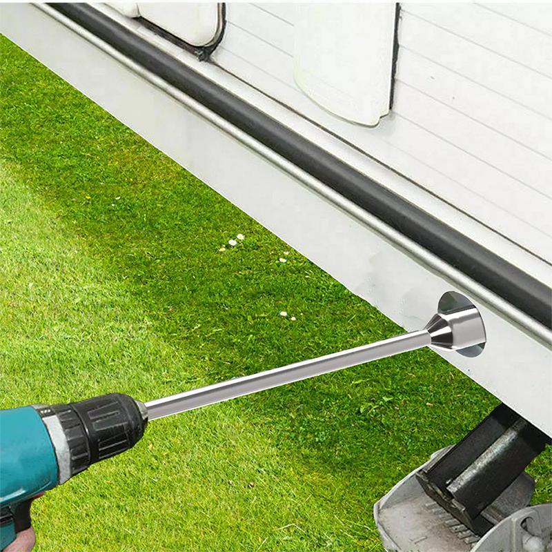 1 Stück 15cm Stützfuß Wohnwagen Kurbel Bohrerverlängerung Steckschlüssel 19mm Adapter Wohnmobil Zubehör