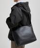 National Publicity Carson Hq Leather Messenger Crossbody Bag