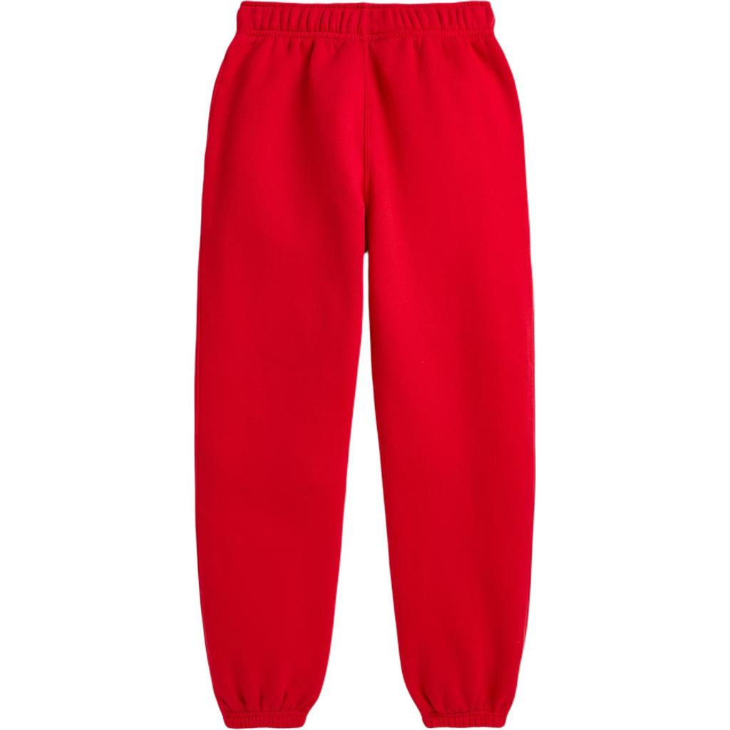 Polo Ralph Lauren Kids  Knitted Sports Pants Pony Embroidered Cotton Blend Tapered Kids pants 313961455-001