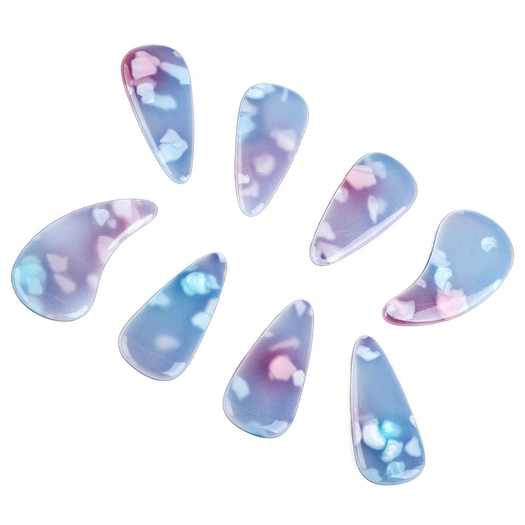 8Pcs Finger Picks Silicone Delicate Smoothly Appearance Elastic Professional Nail Covers