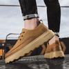 2025 Značkové Designové Pánské Ležérní Boty Kůže Šněrovací Silná Podrážka Denní Boty Letní Prodyšné Řidičské Chůze Pánské Tenisky