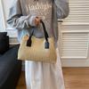 Temperament Simple Weaving 2025 Summer New Foreign Style This Year Popular Korean Version Shoulder Crossbody Casual Handbag Bag