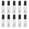 10pcs 8ml Empty Nail Polish Glass Bottles Accessory with Brush Cap Mixing Balls Funnel