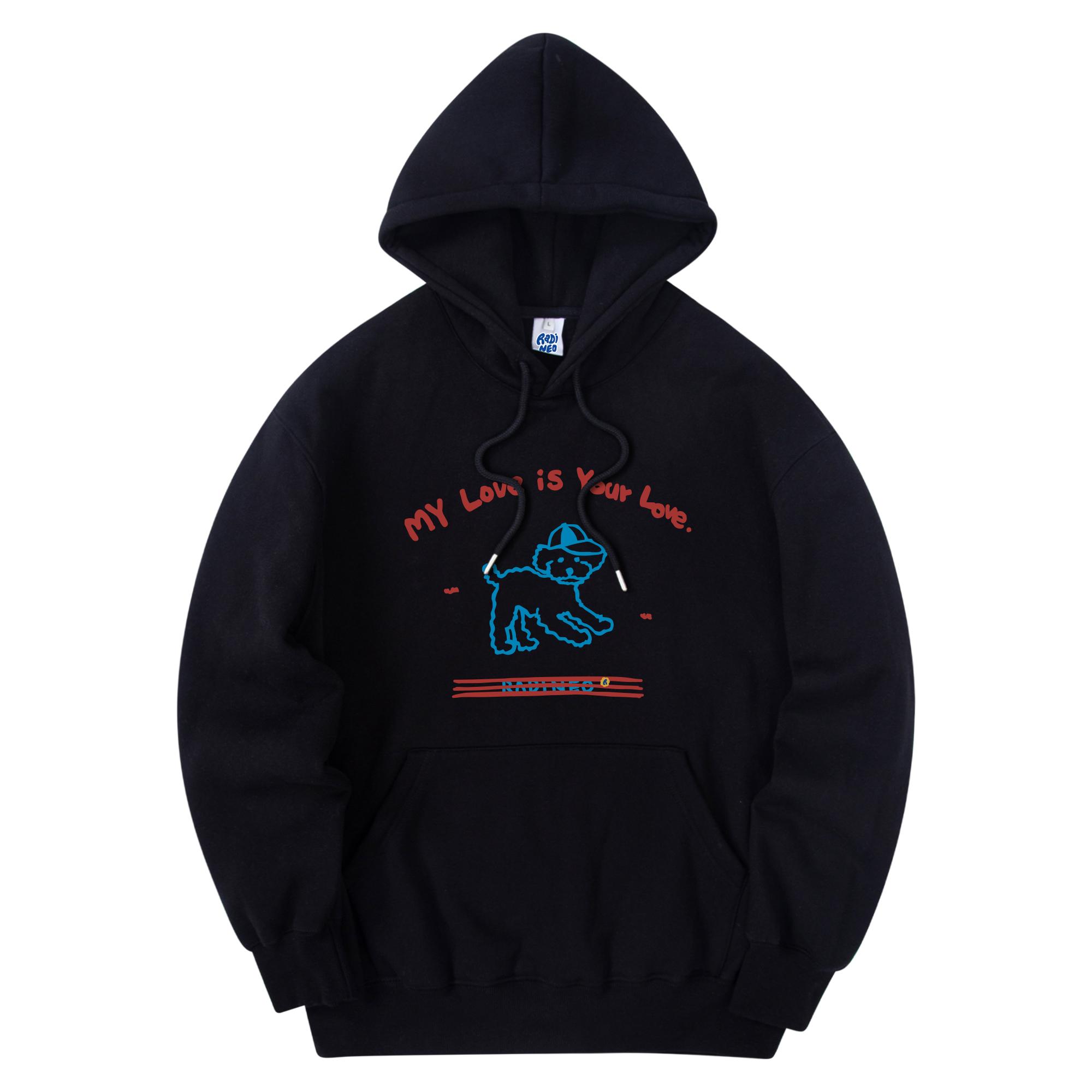 Radineo Love Hood Black Black (Black)/L