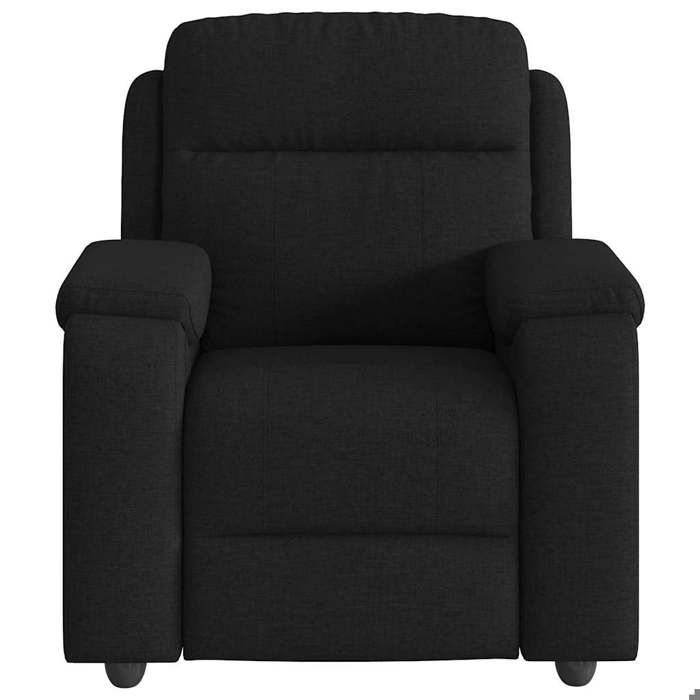 VidaXL Fauteuil de massage inclinable Noir Tissu, fauteuil de massage, fauteuil, fauteuil canapé, fauteuil de bureau de 4015692