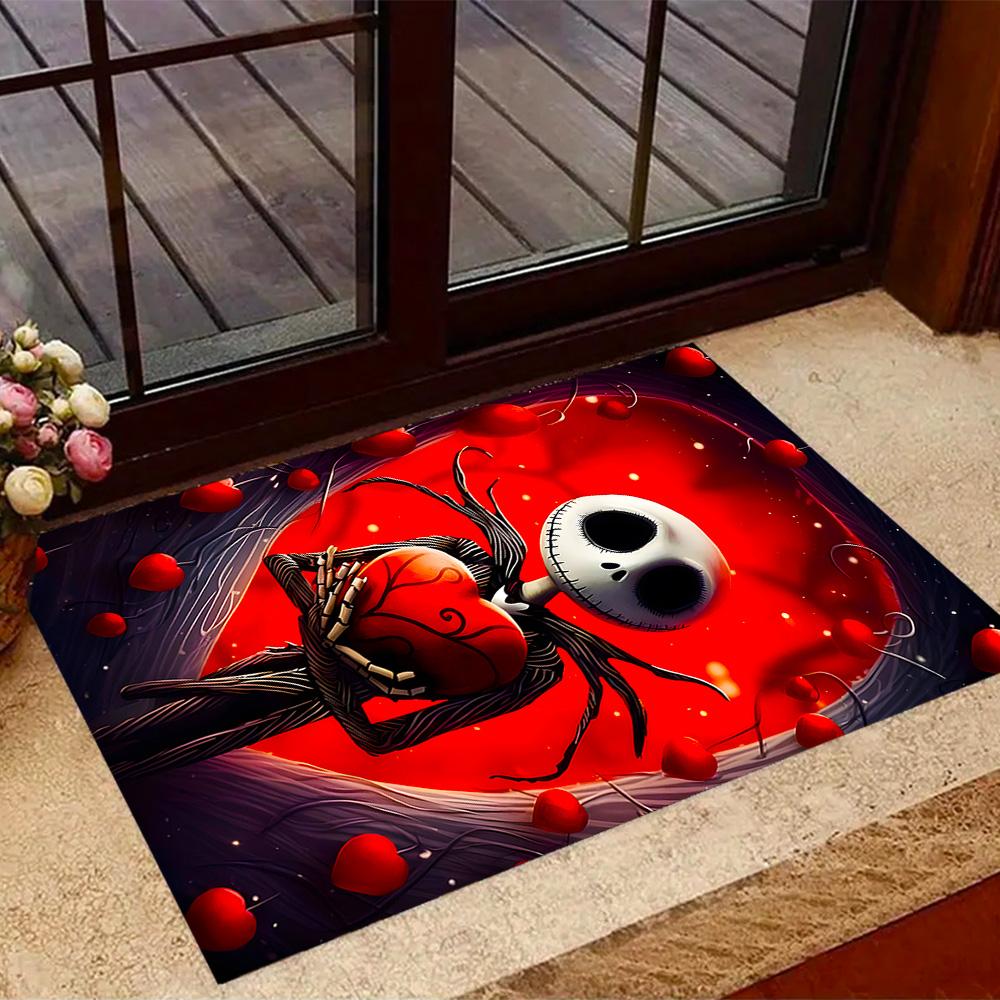 Nightmare Before Christmas Floor Mat Suitable for Bedrooms Outdoor Decorate room Foyer Antislip Carpet Office home decor Wedding Party Gift