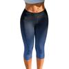 Women Milk Silk Gradient Print Casual Pants Mid Waist Stretchy Slim Fit Cropped Length Soft Lightweight Bottoms for Daily Wear