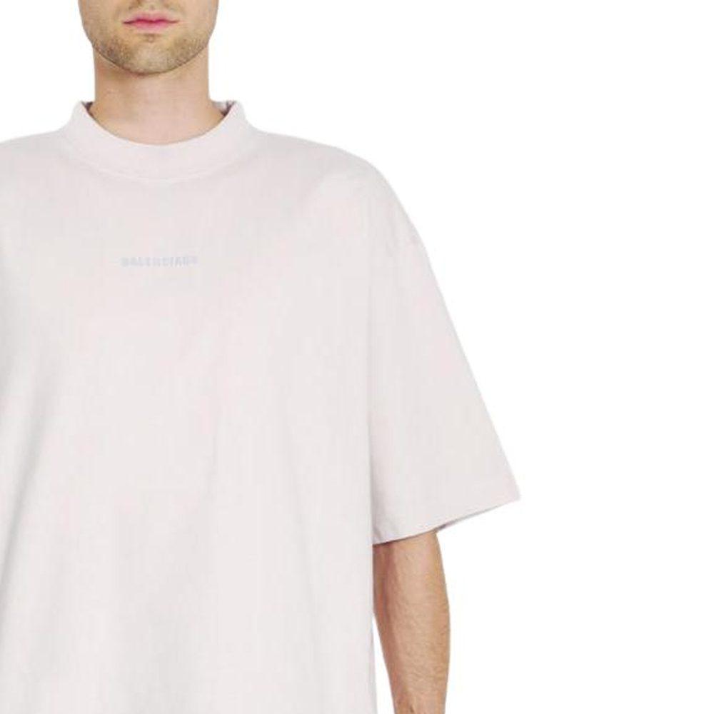 Balenciaga Logo Printed Medium Fit T Shirt 764235TQVN19016